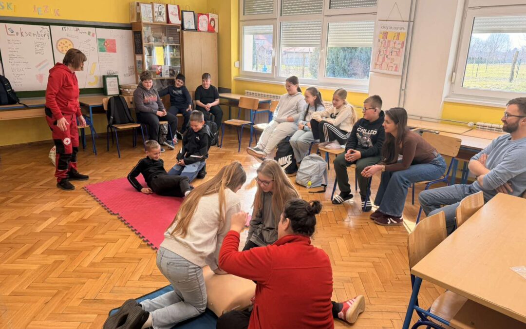 Radionice pružanja prve pomoći za učenike od 5. do 8. razreda