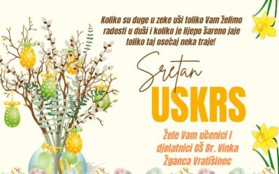 PROLJETNI ODMOR UČENIKA I ŠKOLSKA USKRŠNJA ČESTITKA